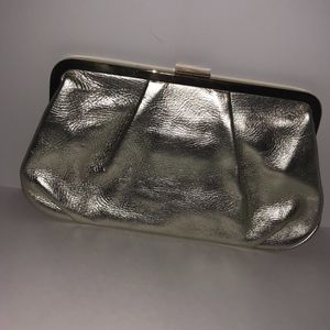 Metallic Gold Leather J.Crew Clutch